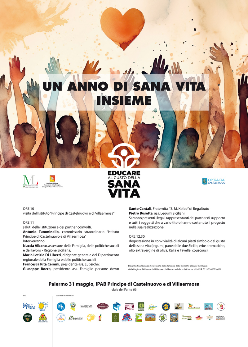 Educare al gusto della sana vita: un progetto per la promozione della sana alimentazione