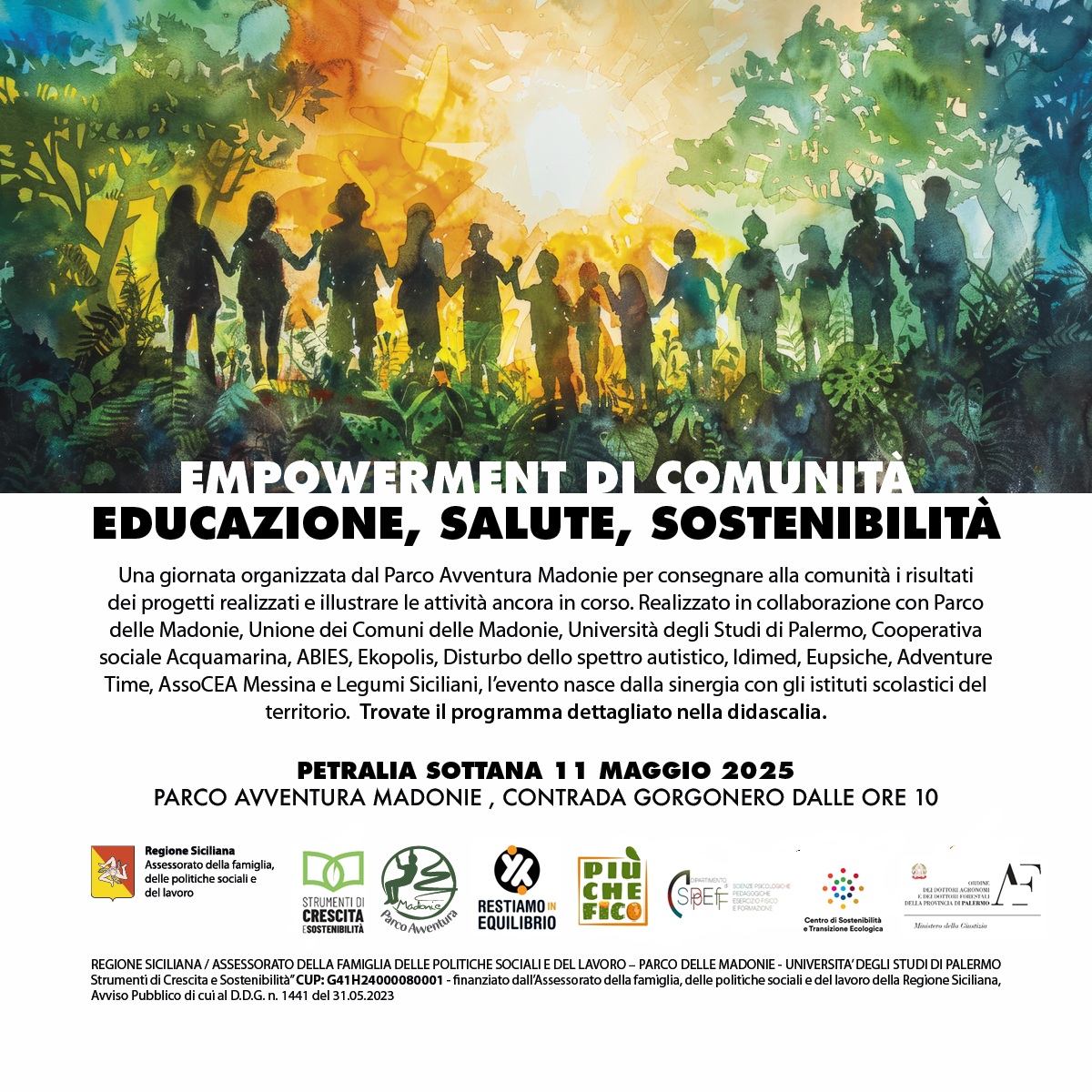 Empowerment di Comunità: a Petralia Sottana una giornata dedicata a educazione, salute e sostenibilità