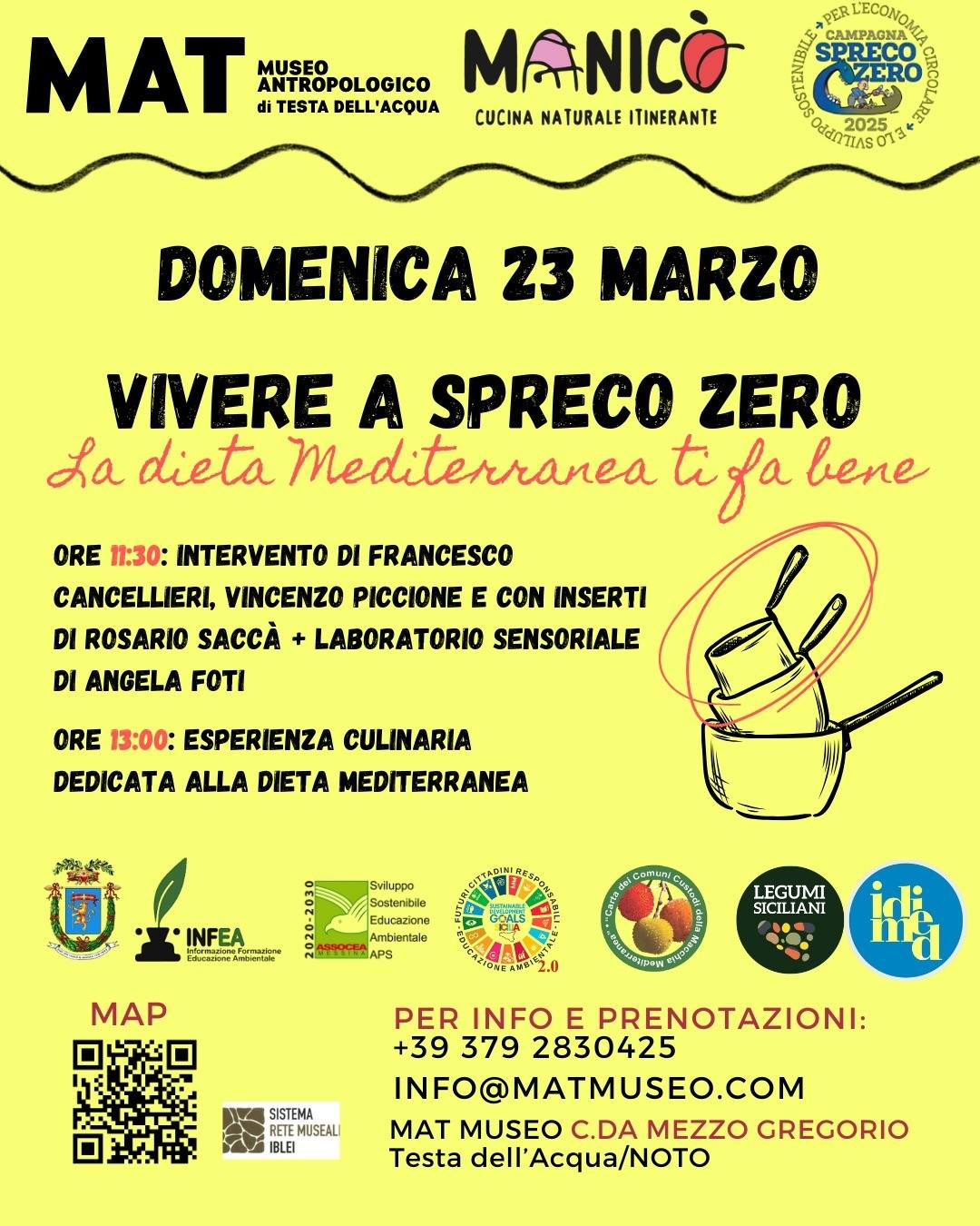Vivere a Spreco Zero – La Dieta Mediterranea ti fa bene